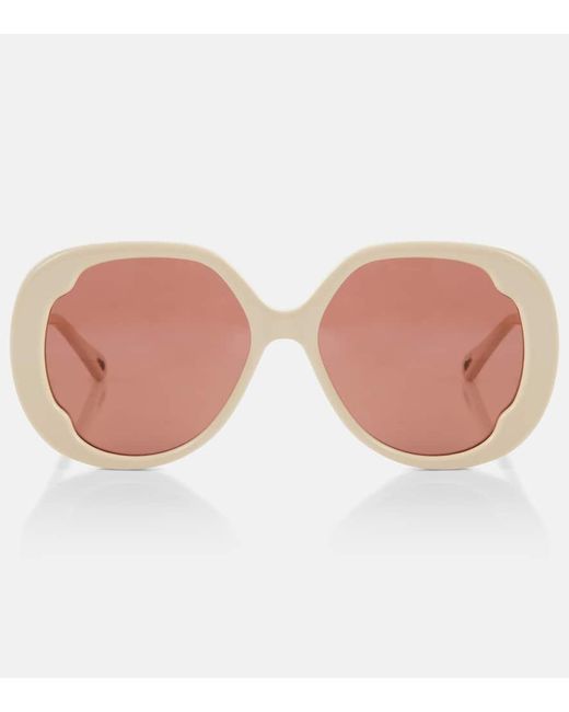 Gafas de sol redondas Lilli Chloé de color Pink