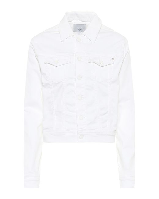 AG Jeans White Robyn Denim Jacket