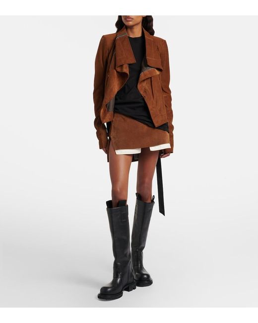 Rick Owens Black Walrus Oversized Cotton Jersey T-Shirt