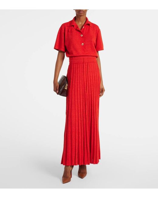 Gonna Lunga di Christopher Esber in Red