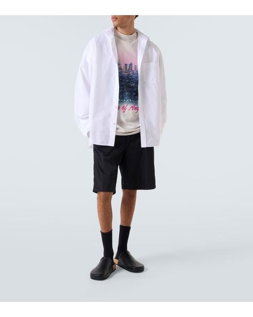 Balenciaga Black X Scholl Leather Mules for men