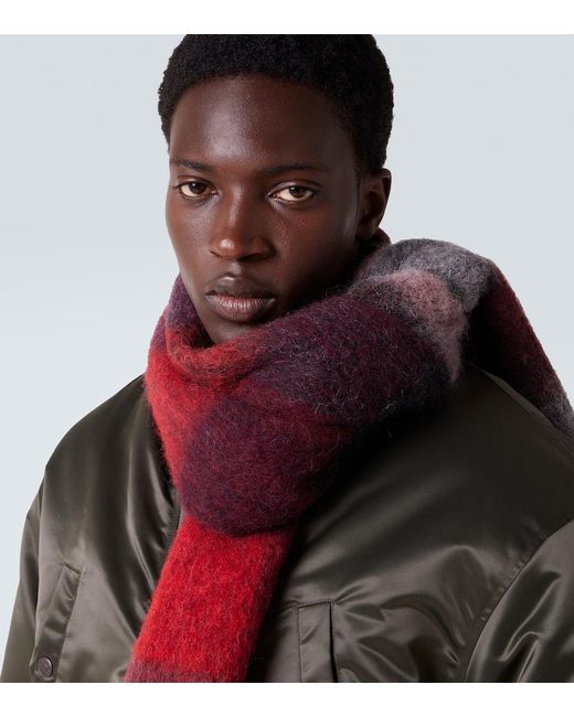 SCARF IN COLORFUL WOOL AND MOHAIR 415218
