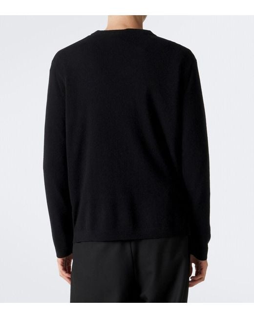 Lisa Yang Black Mason Cashmere Sweater for men