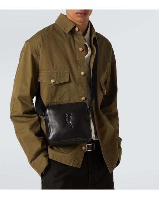Borsa A Tracolla Niki di Saint Laurent in White da Uomo