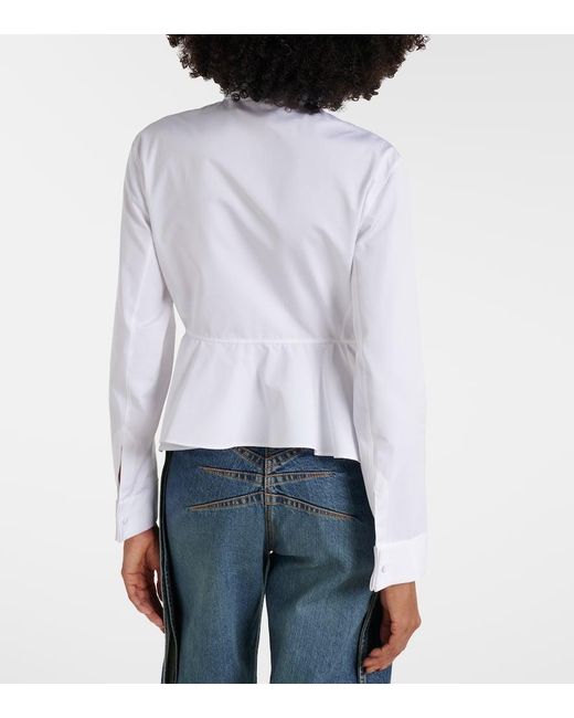 Alaïa White Cotton Shirt