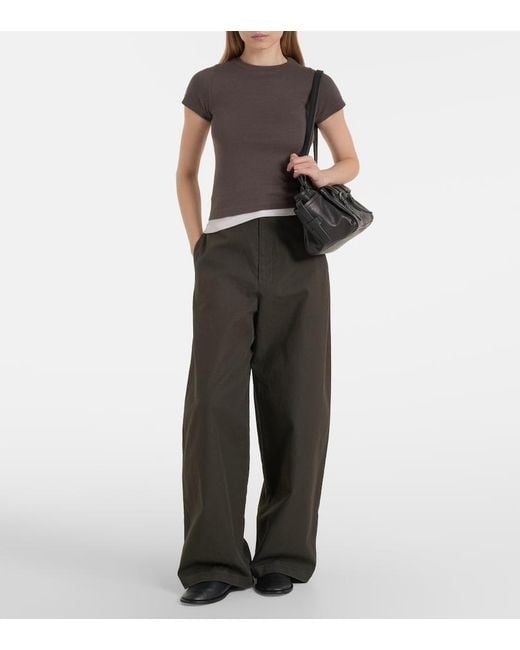 Extreme Cashmere Brown N°292 America Cotton And Cashmere T-Shirt