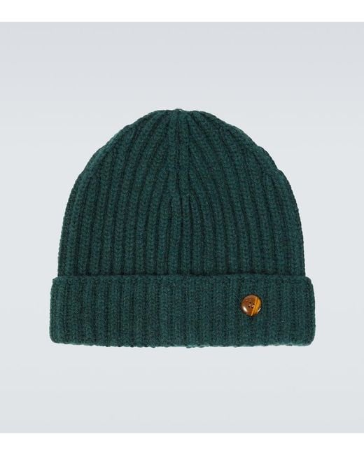 God's True Cashmere Muetze Molly Hogan Aus Kaschmir Mit Tigerauge in Green für Herren