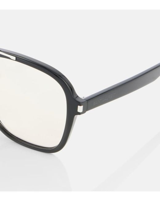 Saint Laurent Brown Eckige Brille Sl 545