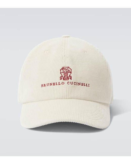 Cappello Da Baseball di Brunello Cucinelli in Natural da Uomo
