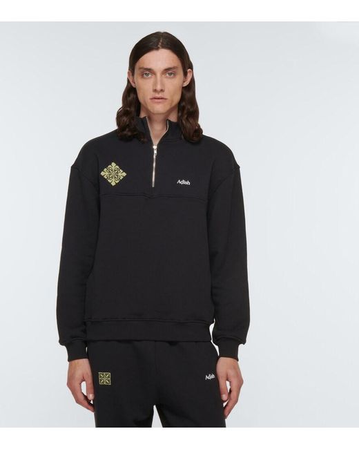 Sudadera De Algodon Con Logo Adish de hombre de color Blue