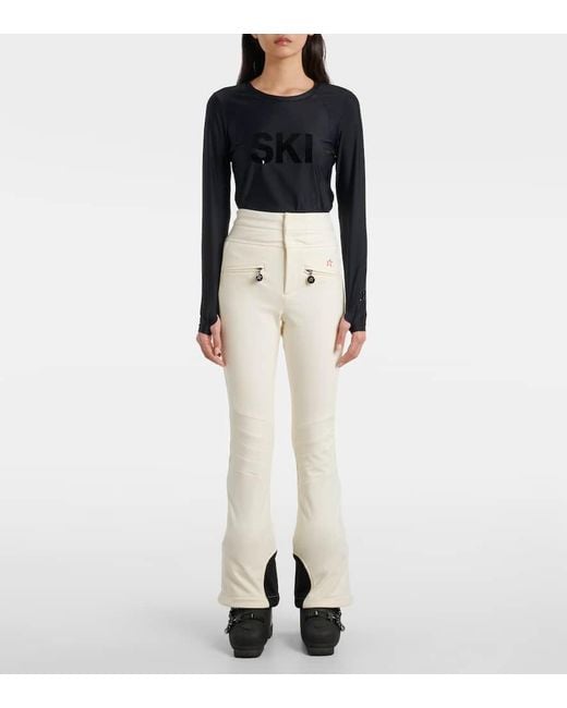Perfect Moment Blue Ski Crew Ski Top