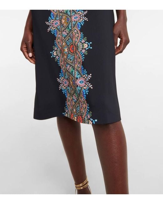 Abito Midi di Etro in Blue
