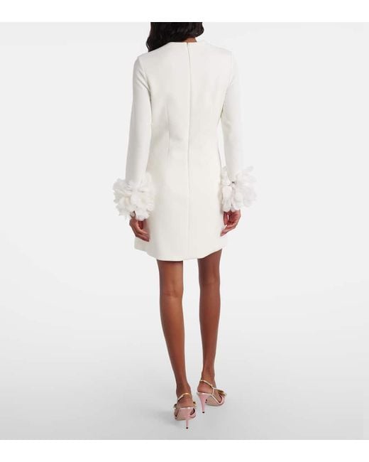 Safiyaa White Minikleid Aus Crepe