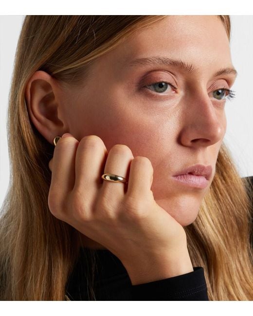 PERSÉE White Dome 9Kt Ring