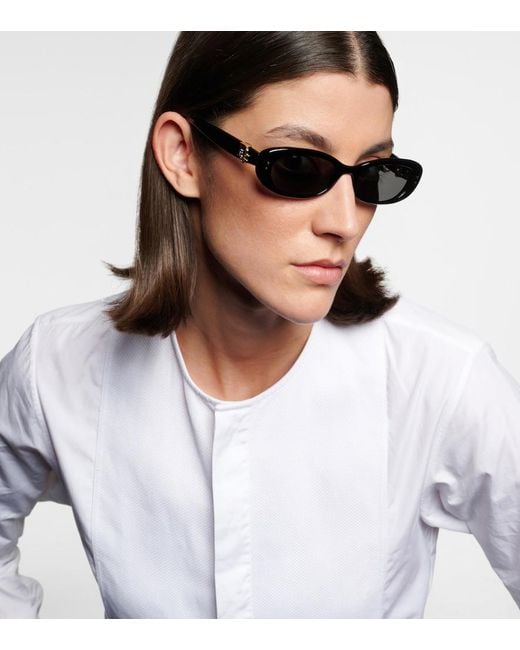 Dior Blue Ovale Sonnenbrille Dior Oblique B1I