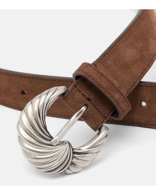 Etro Brown Suede Belt