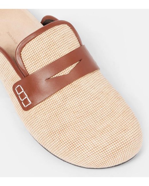 J.W. Anderson Pink Leather-Trimmed Mules