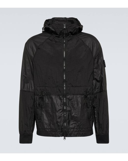Stone Island Black Compass Technical Jacket for men