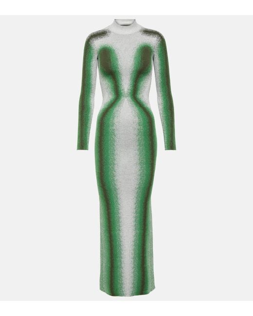 Robe longue imprimee Y. Project en coloris Green