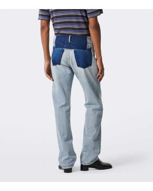 Maison Margiela Blue Straight Jeans for men