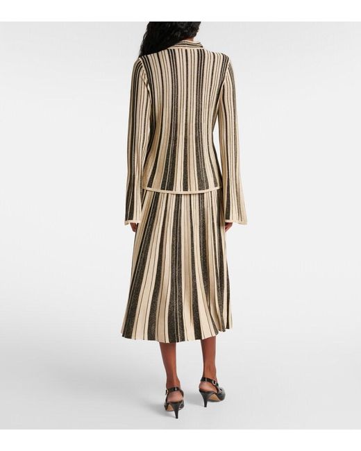 Zimmermann Black Striped Top