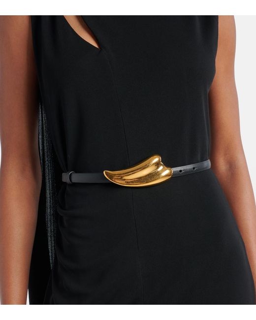 Tom Ford Black Liza Leather Belt