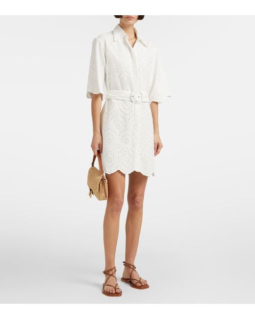 Abito Corto Elis di Poupette in White