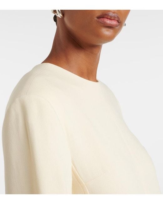 Totême  Natural Pocket Crepe Maxi Dress