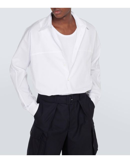 Dries Van Noten White Cotton Shirt for men