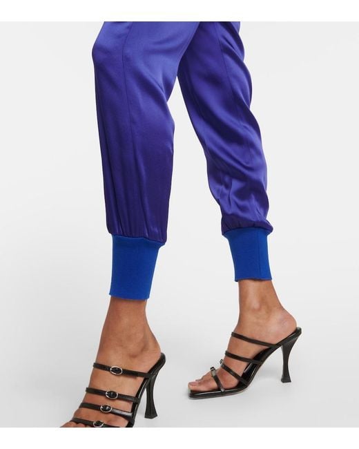 Stella McCartney Blue Relaxed-fit Pants