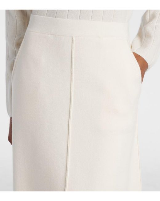 Falda Midi Vortice Max Mara de color White