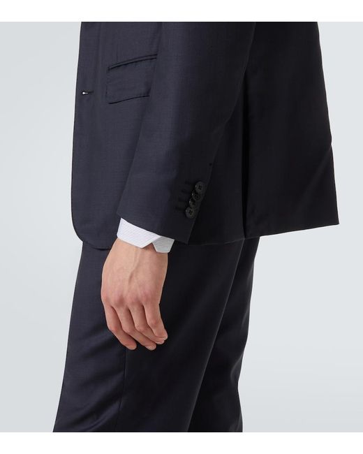 Zegna Blue Wool Suit for men