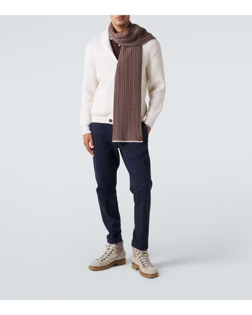 Sciarpa di Eleventy in Brown da Uomo