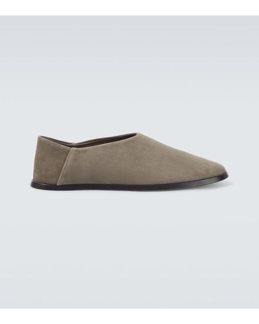 Fear Of God White Suede Loafers for men