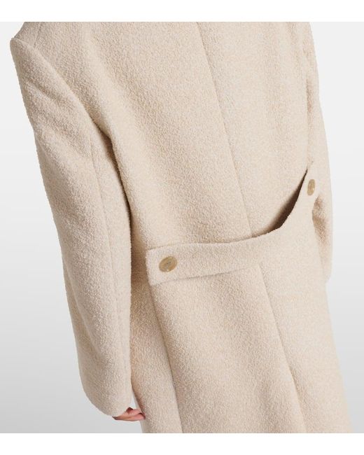 Acne Natural Mantel aus einem Wollgemisch