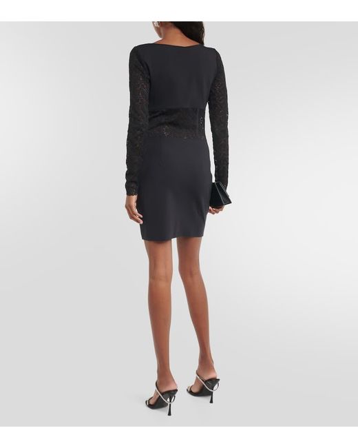 Wolford Black X Simkhai Intricate Pattern Minidress