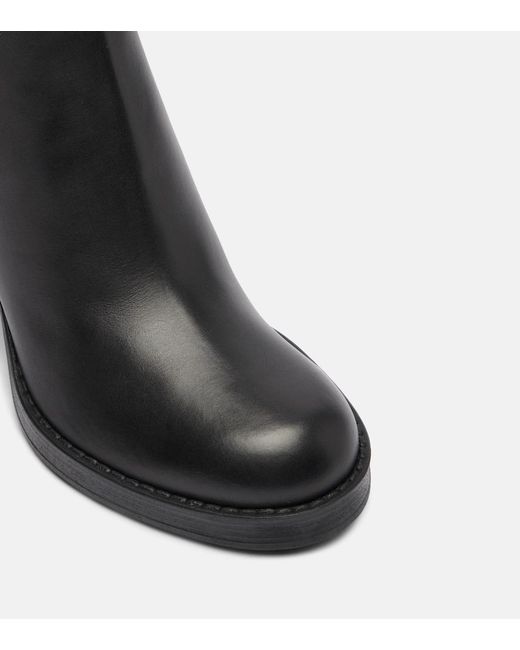 Tod's Black 80 Leather Chelsea Boots