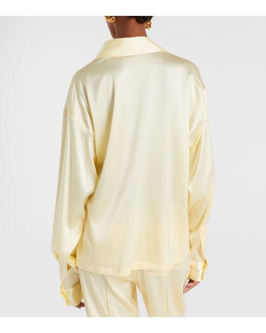 Tom Ford Natural Silk-Blend Top