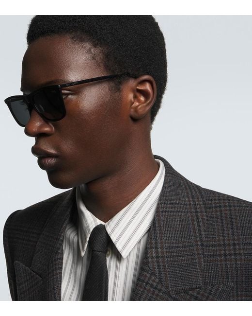 Saint Laurent Gray Sl 895 Square Sunglasses for men