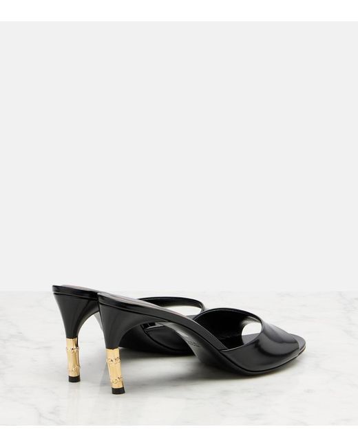 Gucci Black Castello Leather Mules