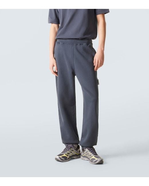 Stone Island Blue Cotton Sweatpants for men