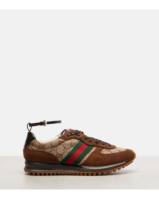 Gucci Brown Re-Motion Trainers