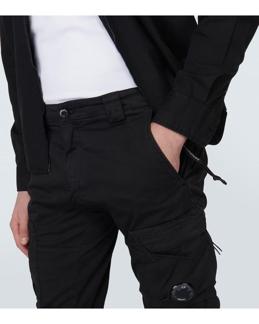 Pantalones cargo de algodon C P Company de hombre de color Black