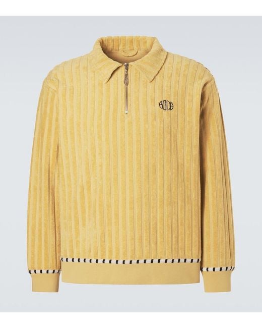 Pullover Croquet Ground di Bode in Yellow da Uomo