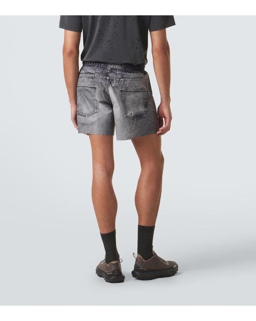 Satisfy Gray Peaceshell 5" Trompe L'Oil Shorts for men