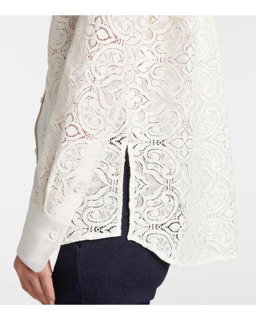 Veronica Beard White Naya Top
