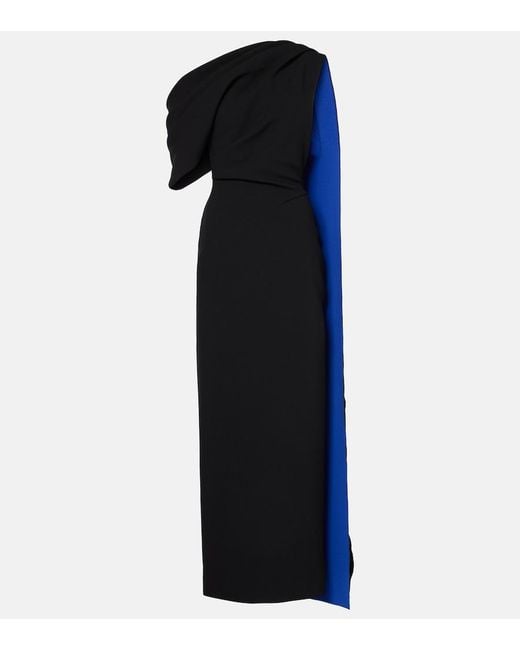 Roksanda Blue Maite Crepe Gown