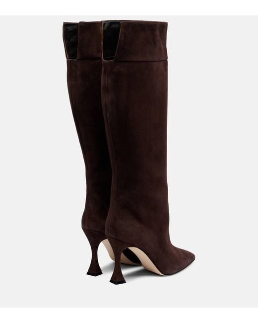 Stivali Miralonepla 90 di Manolo Blahnik in Brown