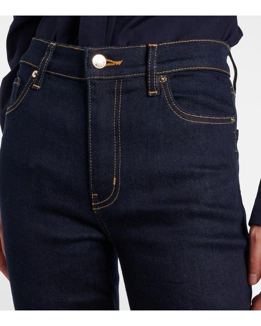 FRAME Blue Le High Flare Flared Jeans