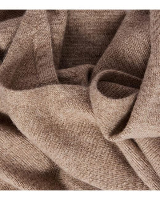 Bufanda Leomine De Cachemir The Row de color Brown